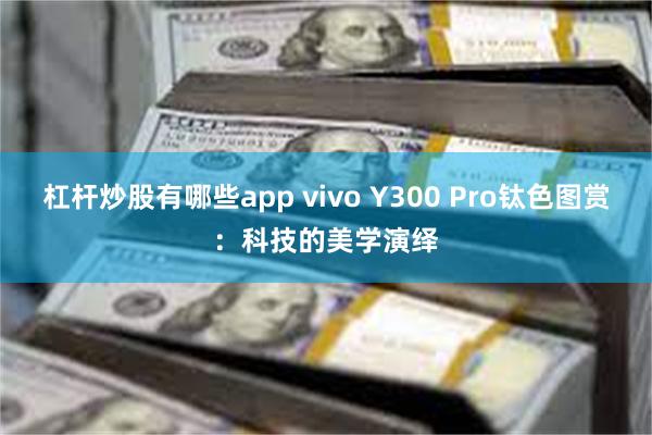 杠杆炒股有哪些app vivo Y300 Pro钛色图赏：科技的美学演绎